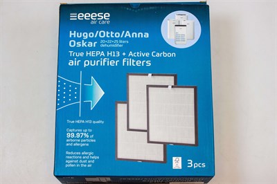 HEPA-filter, eeese luftrenare/-avfuktare - H13 (sats)