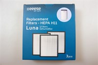 HEPA-filter, eeese luftrenare/-avfuktare